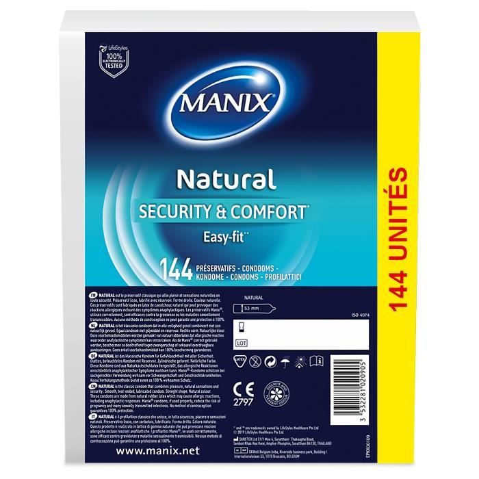 Boîte De 10 Préservatifs Classiques MANIX - Réf 300610 - Neuf Sous Emballage