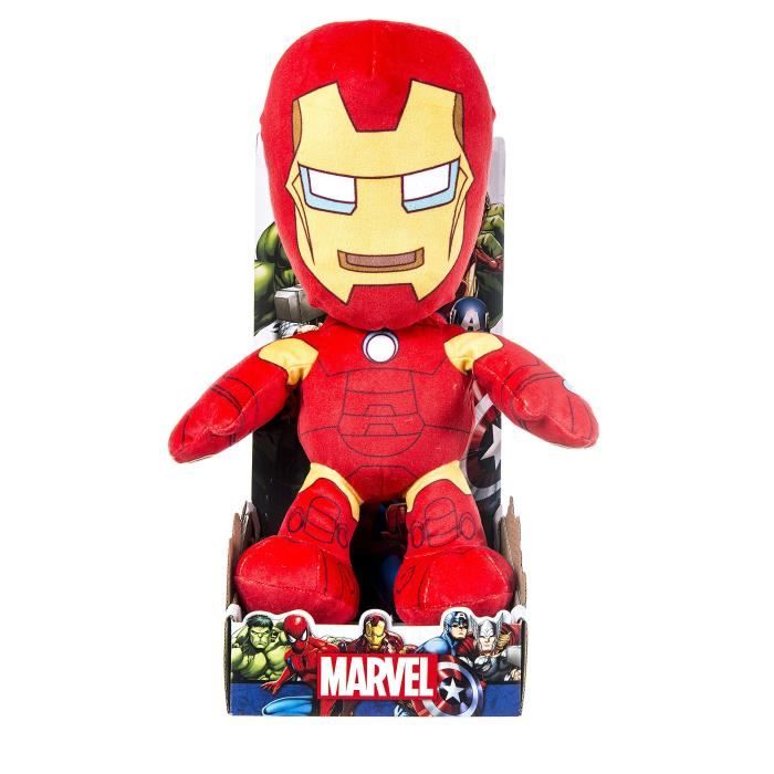 ♥ Marvel Avengers Peluche Doudou Iron Man 30 Cm Nicotoy