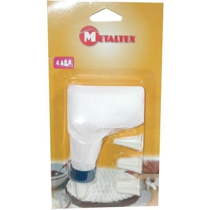 Décorateur à pâtisserie - 4 douilles