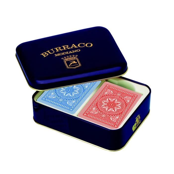 Modiano 300367 Buraco speelkaarten, blauw, rood