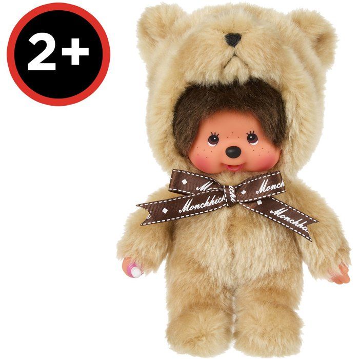BANDAI Monchhichi Peluche Monchhichi Nounours Peluche Singe Iconique des années 80 Peluches Toutes Douces 20 cm pour Enfants et Adultes Ourson Jouet Enfant et + SE203963 - vue 8