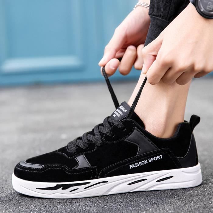 Basket Homme de sport Homme Tendances de la Sportswear Chaussures Noir - Cdiscount Chaussures