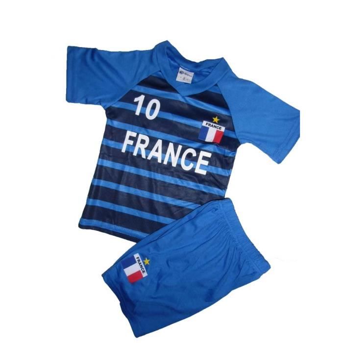 Maillot De Foot Short Equipe De France Enfant Cdiscount Sport
