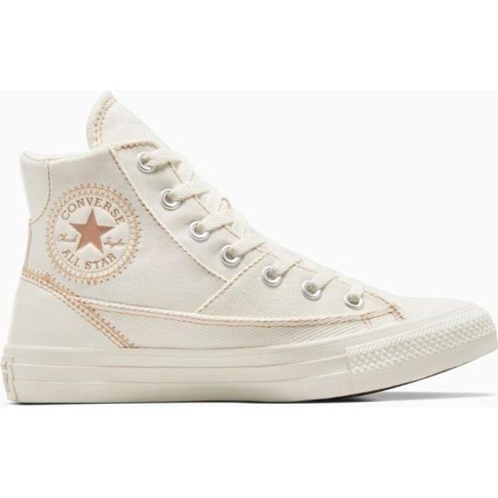 Chaussures CONVERSE Chuck Taylor All Star Patchwork Beige Femme