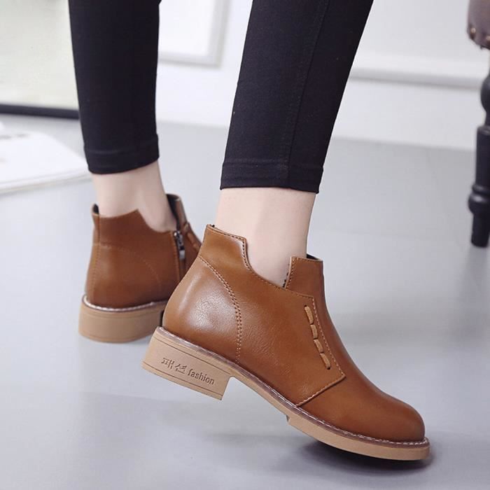Chaussures marron femme clearance