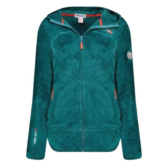 Veste Polaire Vert Femme Geographical Norway Upalood