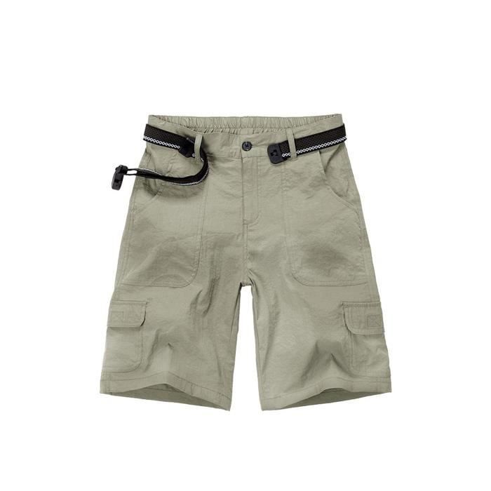 Pantalon d'extérieur marine avec taille élastique - L'Essentiel par MF