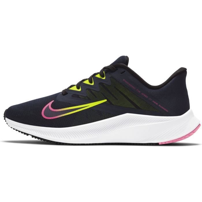 Chaussures de running NIKE Quest 3 Femme Bleu Drop 10 mm Cdiscount Sport