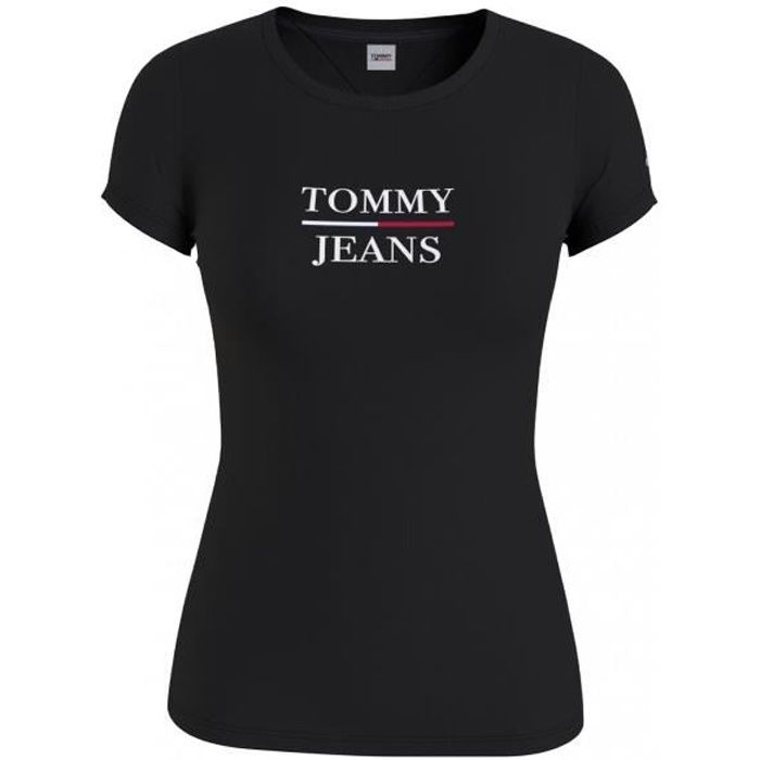 T-shirt court à manches longues Tommy Hilfiger Femme Vêtements Tops & T-shirts T-shirts Manches longues 