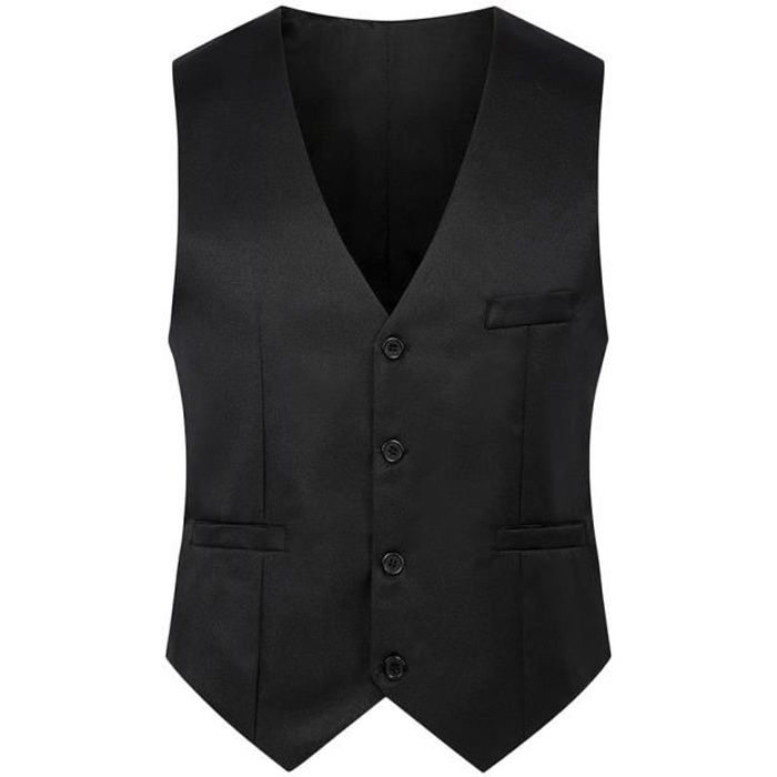 Hommes Gilet Confortable Formelle Business Gilet de Costume