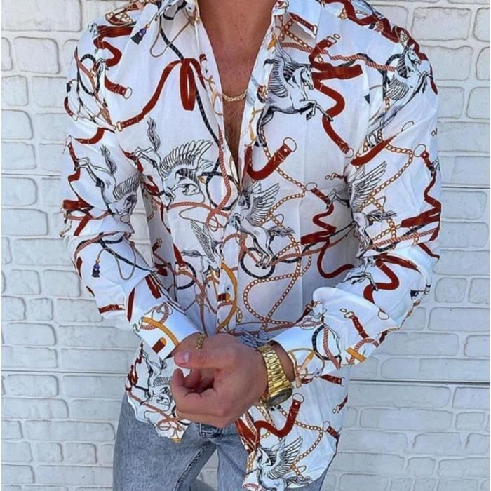 Chemises imprimees outlet hommes