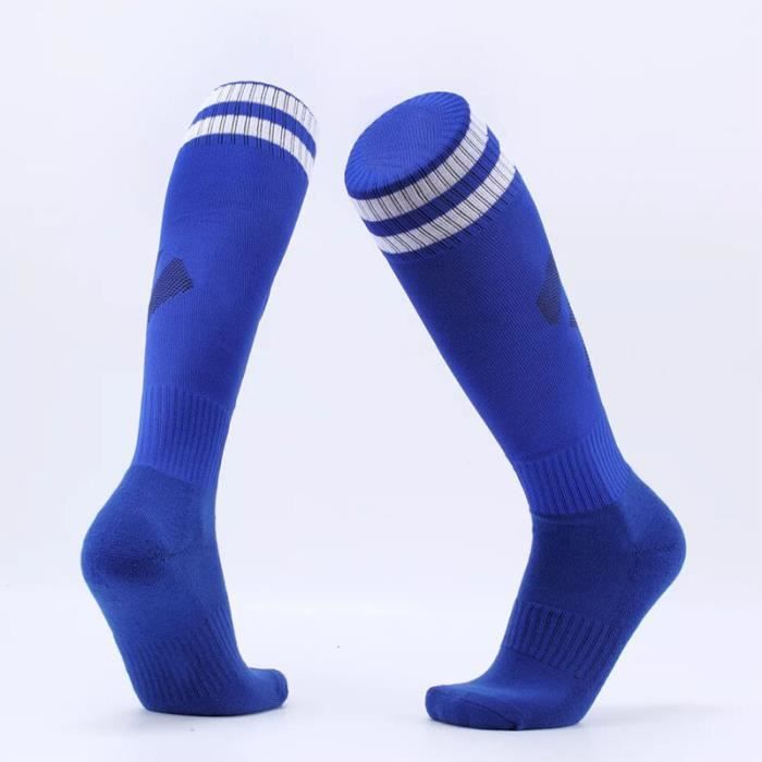 Chaussettes De Sport Longues Bleu Royal Pour Homme – Parfaites Pour Le Baseball, Foot Et Soccer – Taille L, Fabriquées Aux US
