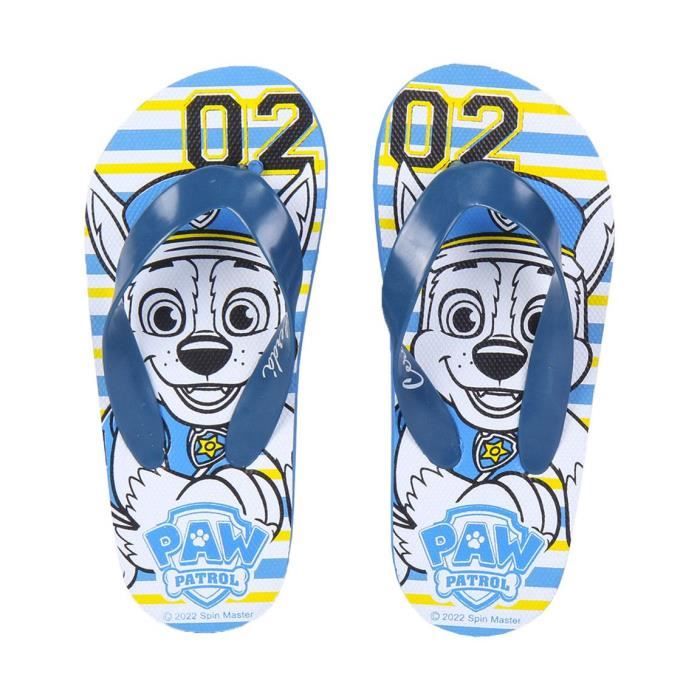 Tongs enfant gar on Pat Patrouille Chase Paw Patrol Bleu Marque