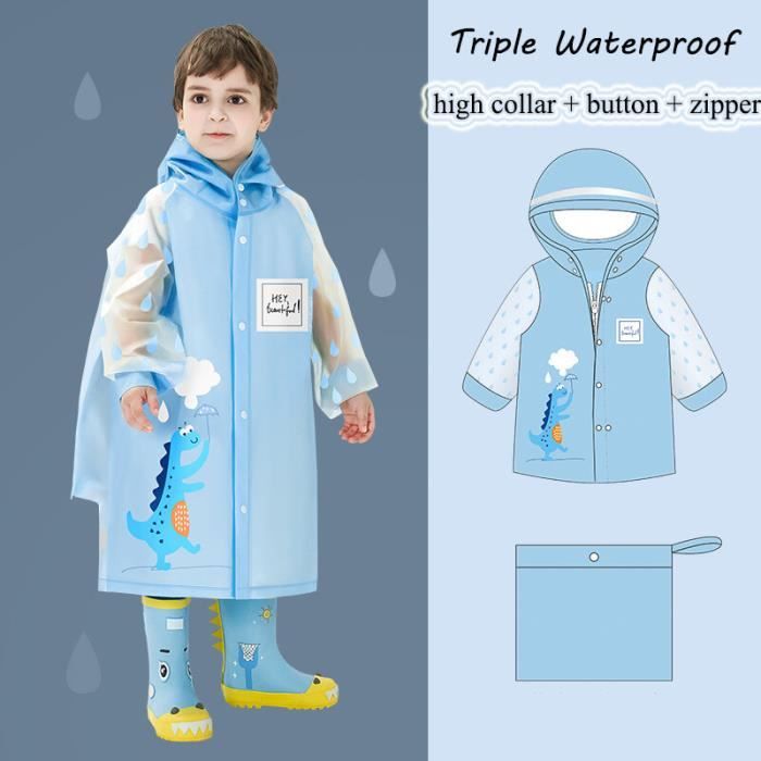 Poncho Imperméable Pour Enfants Avengers Marvel - Cape De Pluie à Capuche Avec Impression Héros