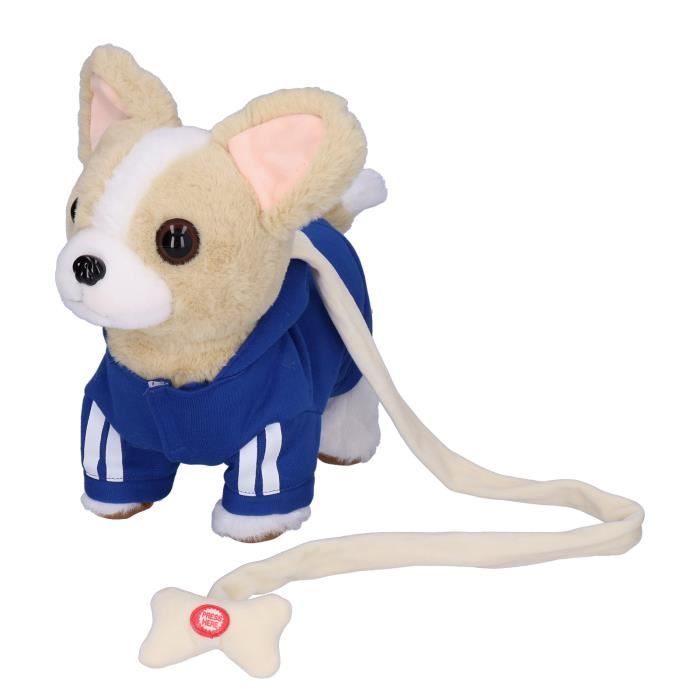 Mxzzand Chien en peluche ?�lectrique Jouet en peluche ?�lectrique pour chien mignon r?�aliste 