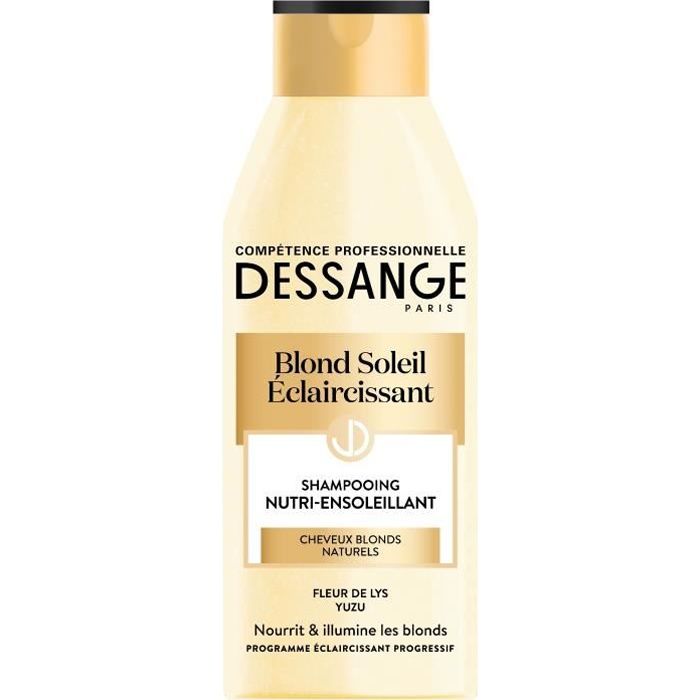 Dessange Shampoing Blond Soleil Eclaircissant Nutri Ensoleillant 250ml Cdiscount Au Quotidien