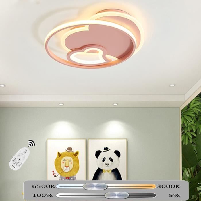 Plafonnier LED Lampe de Plafond étoile Luminaire Intérieur pour Chambre d’enfant Chambre de mer géométrique Simple Moderne Bleu