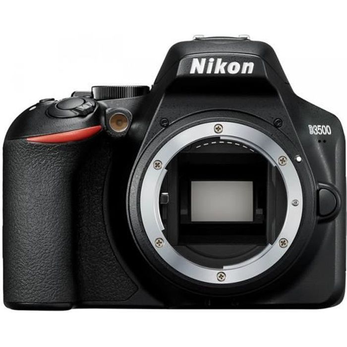 Appareil photo numérique reflex NIKON D3500 - Capteur CMOS 24,2 mégapixels - Full HD - Noir