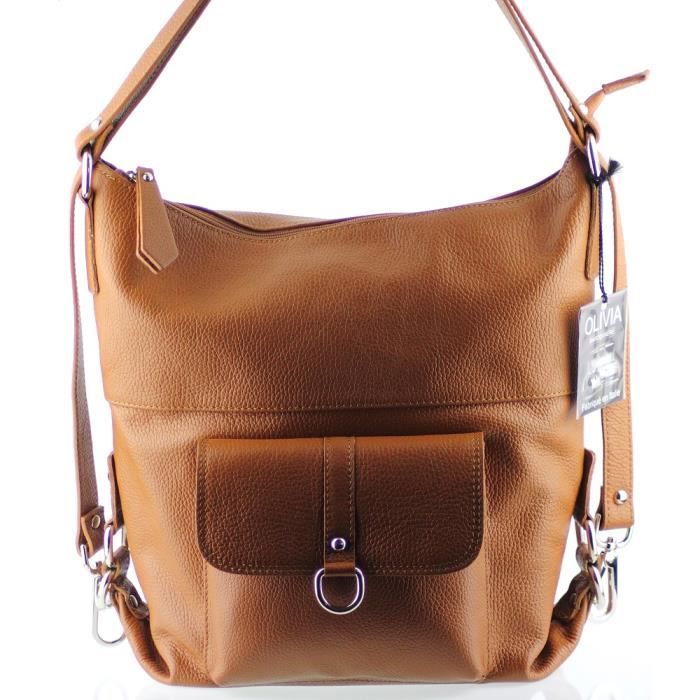 2 En 1 Sac A Main Sac A Dos En Cuir De Vachette Achat Vente 2 En 1 Sac A Main Sac A Dos Cdiscount