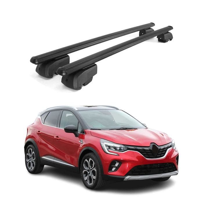 Barres De Toit Menabo Pour Renault Captur II (2019-2025) - Charge 50 Kg - Acier Gris - Neuf, 2 Pièces