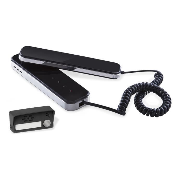 SCS Sentinel Audiobell Interphone audio 2 fils fonction mains libres