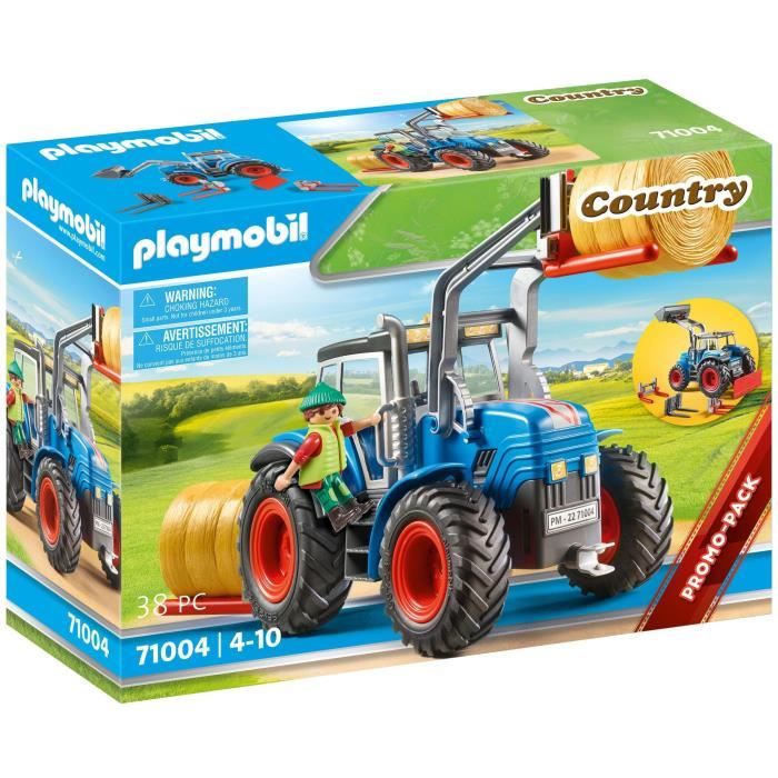 Playmobil Accessoire Petit Tracteur Vert & Rouge NEW 