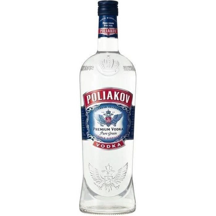Vodka Poliakov - Vodka Russe - 37,5%vol - 100cl - La cave Cdiscount