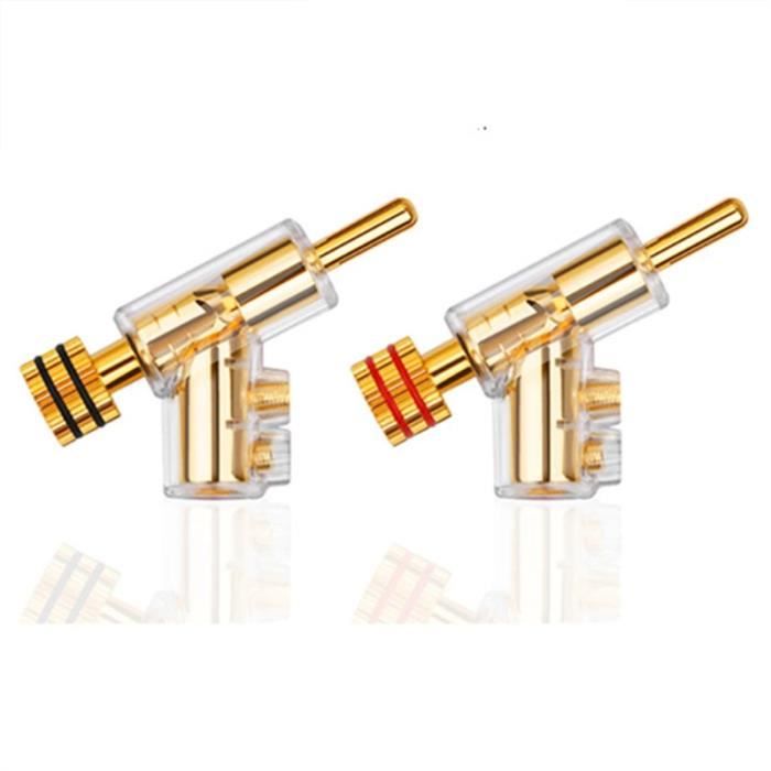8 Patins Haut-Parleur Cuivre - 25x4mm - Anti-Vibration Et Protection Meuble
