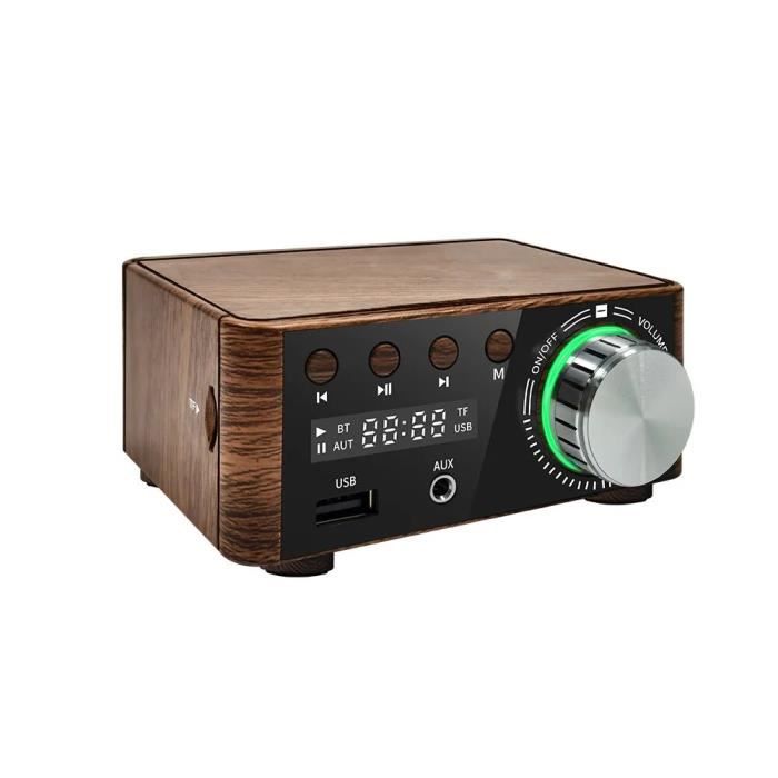 Amplificateur Audio Mini 2.1CH Stéréo - Classe D, 15W X 2 + 20W, Entrée RCA/3,5 Mm - Pour Voiture, Maison, PC