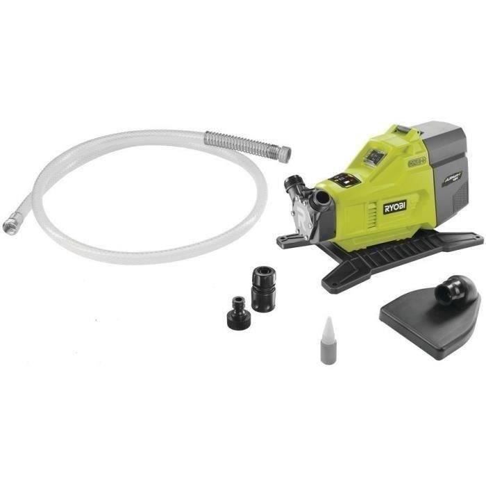 RYOBI Pompe de transfert 18V ONE+ 1 500 /h aspiration 2 5 + tuyau 2 5 raccord rapide 18 mm huile lubrifiante R18TP 0