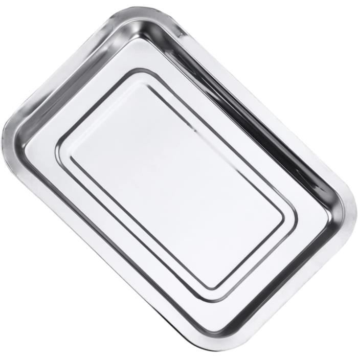 Giilayky Plateau Four Grille-Pain 10 Pouces + Grille Inox – Plaque Cuisson Et Refroidissement Acier Inoxydable Lave-Vaisselle