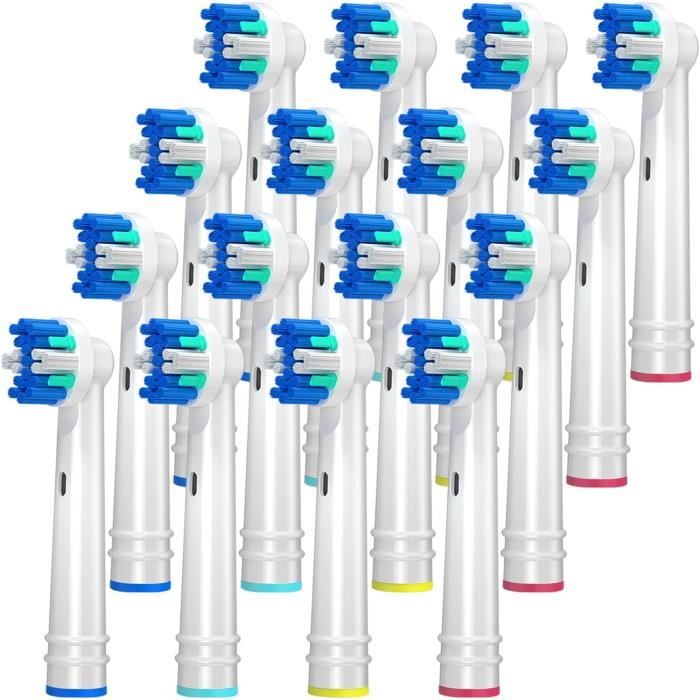 Lot De 20 Têtes De Rechange Pour Brosse à Dents électrique Oral-B Precision Clean/Flexisoft - Générique
