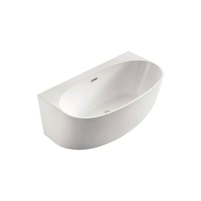 Baignoire Murale Belina En Acrylique De 170 Cm Blanc Cdiscount Bricolage