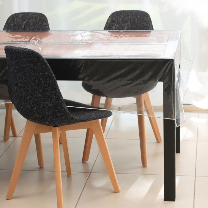 Nappe Carree 160x160 Cm Transparente Cdiscount