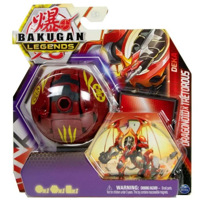 Bakugan Armored Alliance Deka - Figura Diamante Dragonoid X Tretorous (Edizione Trasparente, 2020)
