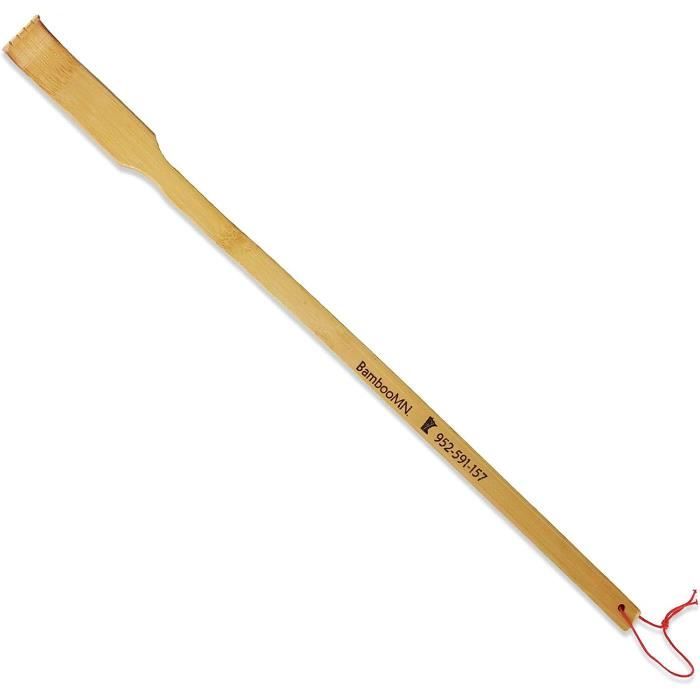 Gratte-dos En Bambou De 43 Cm (17 Pouces) - Double Grattoir, Soulage Les Démangeaisons, Fabrication Durable