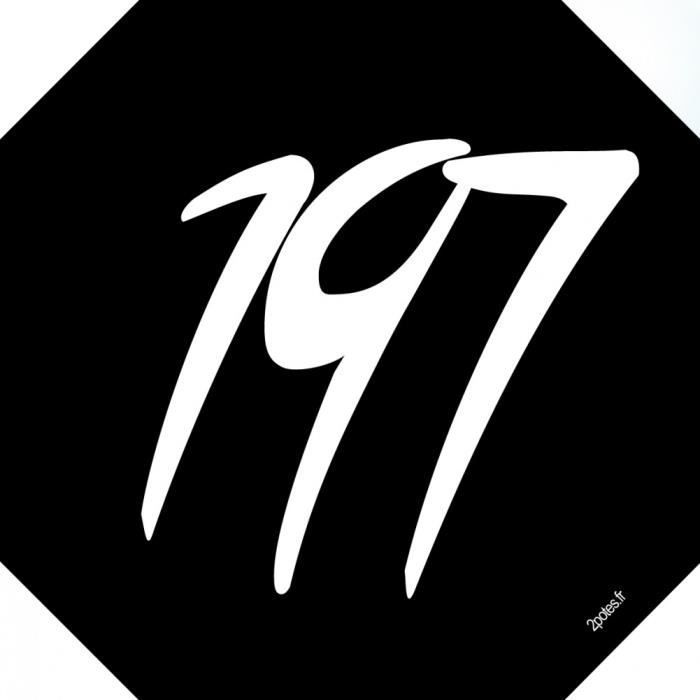 Autocollant - STICKERS EXPRESS - numéroderue197 - Vinyle - Noir - 10x10 ...