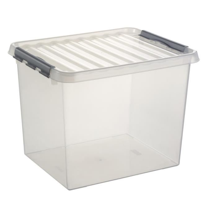 Grande boite plastique de rangement 52L