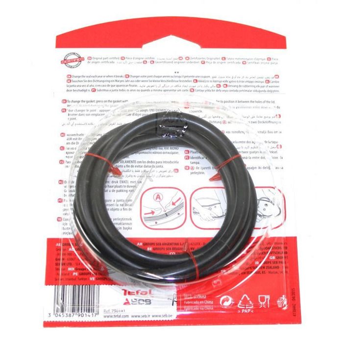 JOINT DE COCOTTE SEB 4.5L/6L-790141/790136-(ATTENTION ne commandez pas en fonction du diametre)