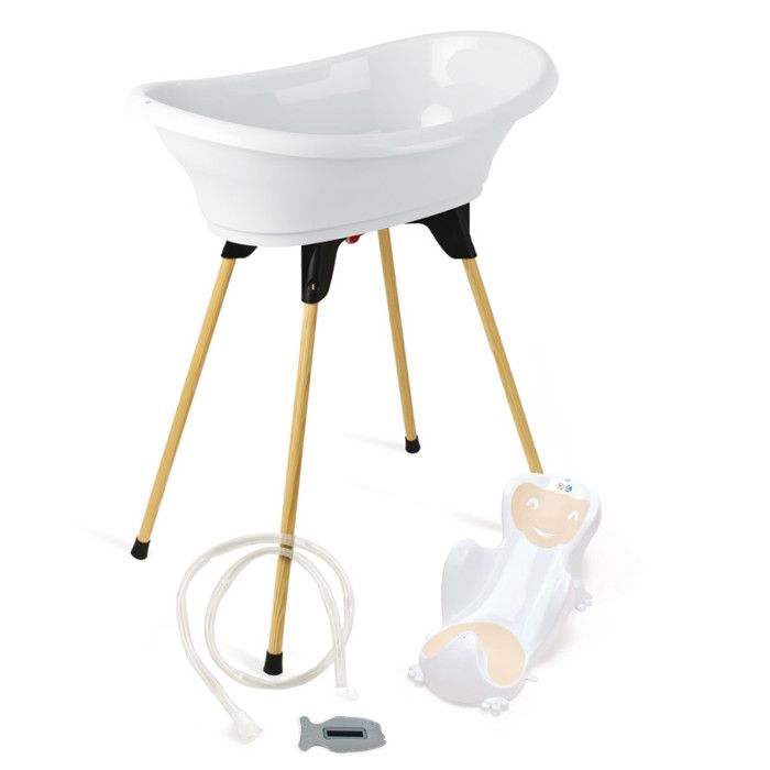 Matelas à Langer ThermoBaby - Blanc Muguet, Imperméable, Rembourrage Confortable, Lavable