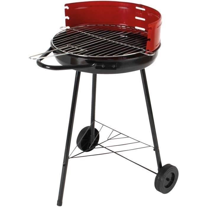 TOM - Barbecue acier Corsica sur pieds rond Ø 40cm