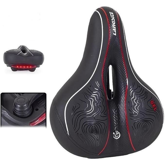 VINGVO Selle Vélo Électrique Absorbant les Chocs et Imperméable, Confortable en PU, Latex