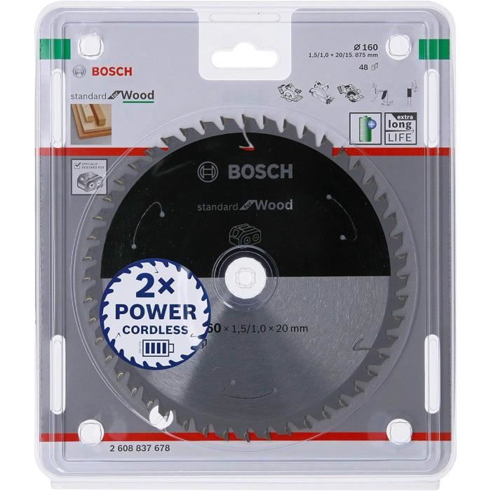Bosch lame de scie circulaire Expert pour le bois. 160 x 20 x 2,6 mm Bosch lame de scie circulaire Expert pour le bois. 160 x 20 x 2,6 mm