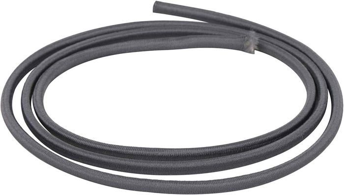 Trimming Shop 3mm Rond Cordon Élastique Noir Extensible Rouleau De