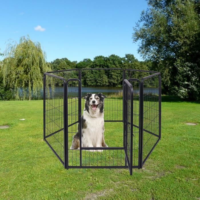 Comparer les prix de Enclos pour Chiot - UISEBRT - 65x80cm - Parcs Pliable pour Chiens, Chat, Lapin - Porte Flexible