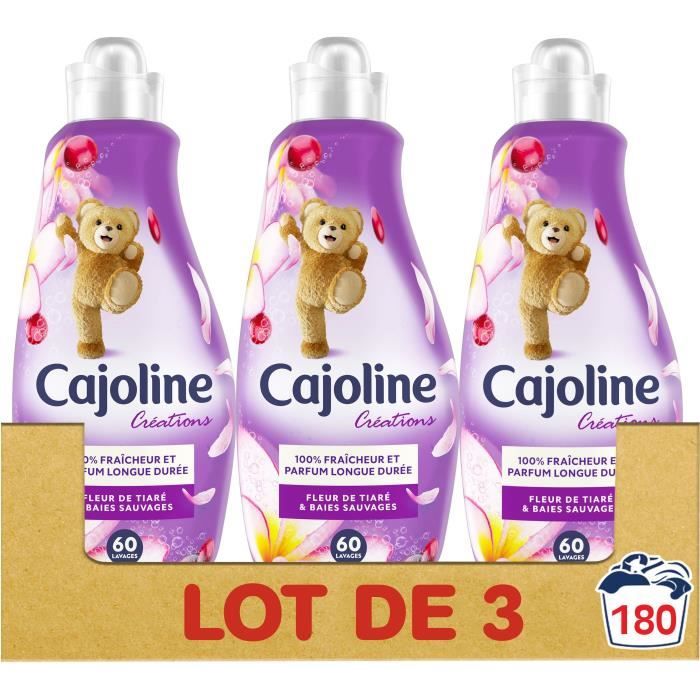 Cajoline Adoucissant Fleur De Tiare Et Baies Sauvages 60 Lavages 1 5 L Cdiscount Electromenager
