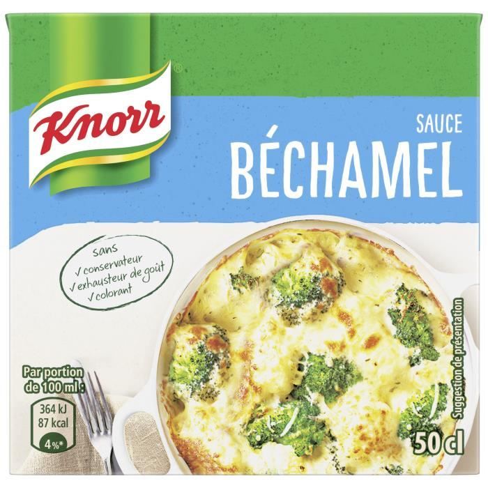 Knorr Sauce Bechamel A La Noix De Muscade Brique 50 Cl Achat Vente Sauce Chaude Sauce Bechamel A La Noix Cdiscount