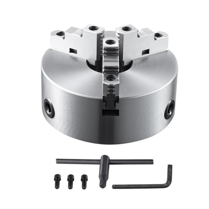 MINI MANDRIN DE perceuse mandrin à tour compact taille 4 mâchoires pour