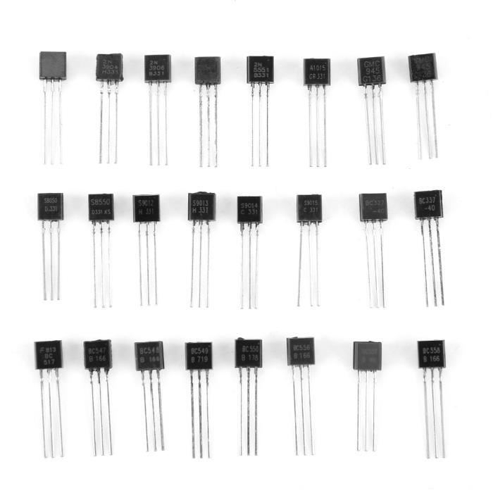 Lot De Transistors TO-92 Assortis - 200, 480, 600, 840 Ou 900 Pièces Pour Réparations Électroniques