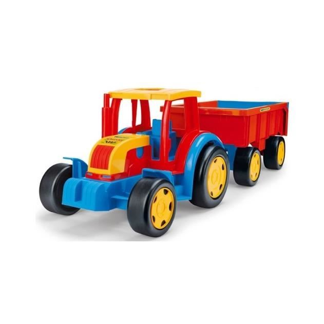 Jouet - WADER - Tracteur avec remorque - 41 cm - Pour enfants 1 Jouet - WADER - Tracteur avec remorque - 41 cm - Pour enfants 1